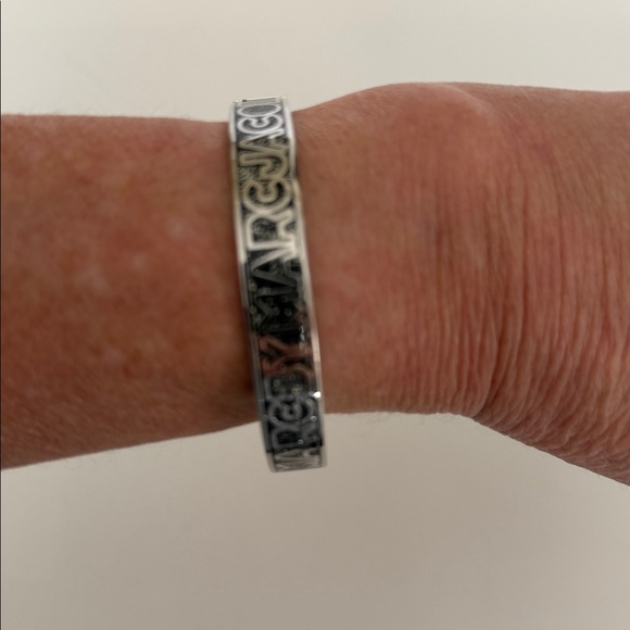 Marc By Marc Jacobs Silver Logo Bangle - Picture 3 of 4